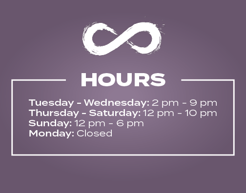 Business Hours for Infinity Beverages Winery & Distillery Website