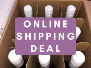 Online Shipping Deal Poster in Purple