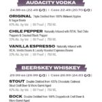 Audacity Vodka & Beerskey Whiskey
