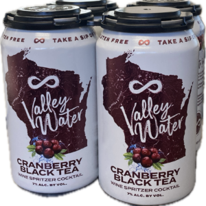 Valley Water 4 Pack – Cranberry Black Tea