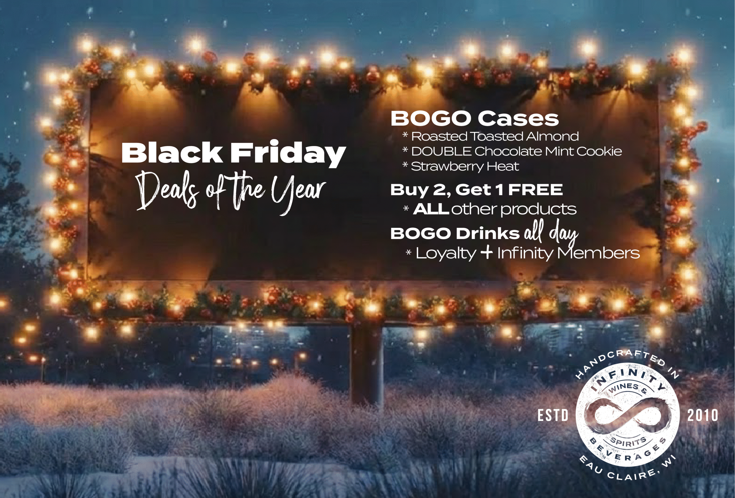 Read more about the article Black Friday Deals @ Infinity Beverages 2025